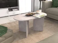 V lábú Dohányzóasztal Ovál Tetővel 3